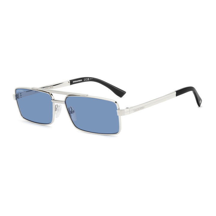 Lunettes de soleil Dsquared2 D2 0213/S Palladium / verres Blue (010-KU)