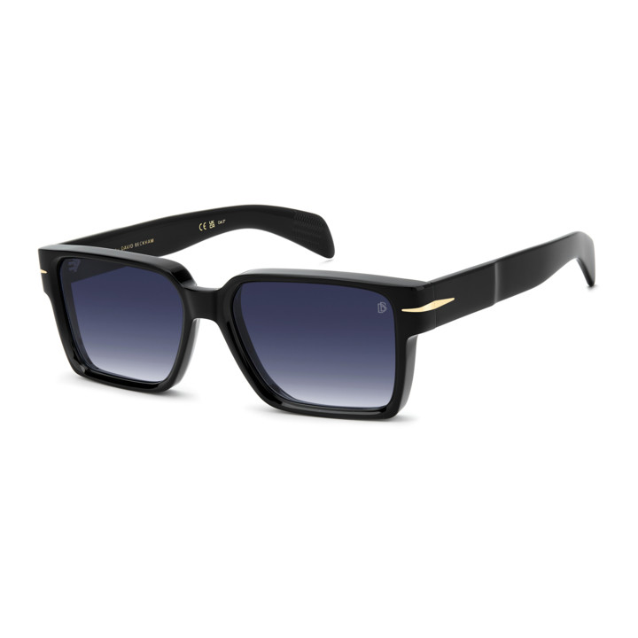 Lunettes de soleil David Beckham DB 7162/S Black / verres Dk Blue Shaded (807-08)