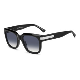 Lunettes de soleil Dsquared2 D2 0219/S Black / verres Dk Blue Shaded (807-08)