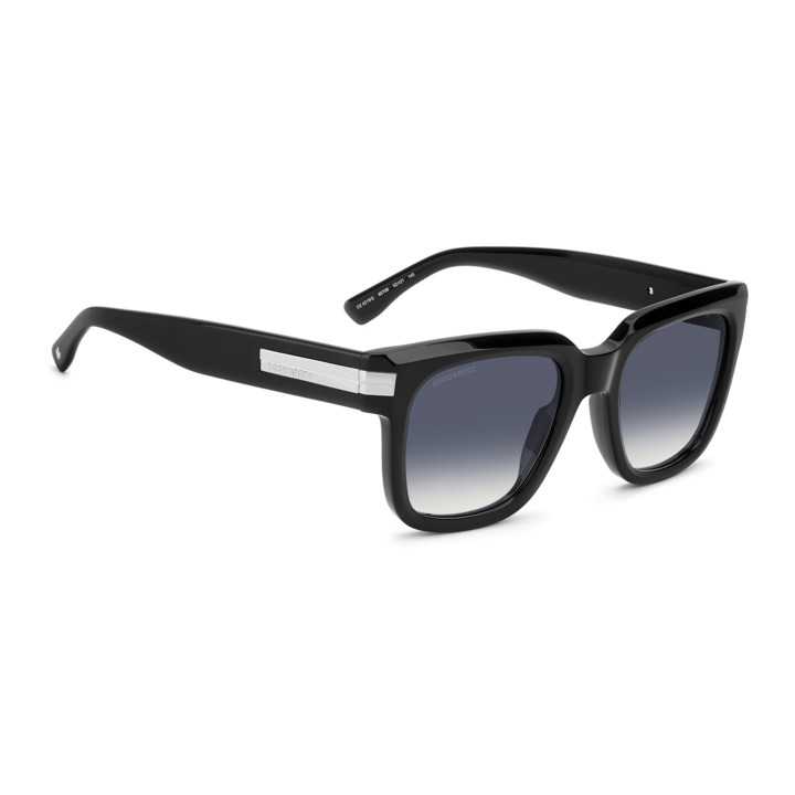 Lunettes de soleil Dsquared2 D2 0219/S Black / verres Dk Blue Shaded (807-08)