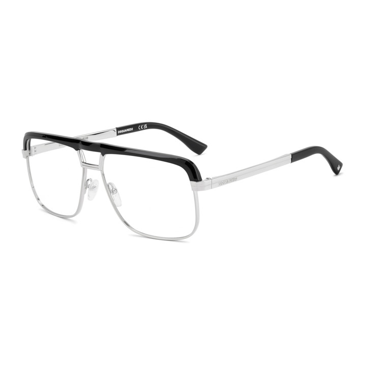 Lunettes de vue Dsquared2 D2 0215 Black Silver (BSC)