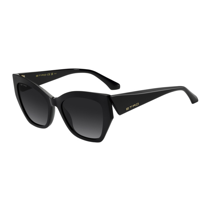 Lunettes de soleil Etro 0143/S Black / verres Dark Grey Shaded (807-9O)