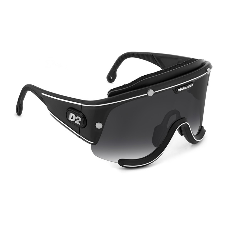 Lunettes de soleil Dsquared2 D2SPEED Matte Black / verres Dark Grey Shaded (003-9O)