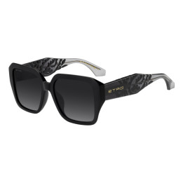 Lunettes de soleil Etro 0147/G/S Black / verres Dark Grey Shaded (807-9O)