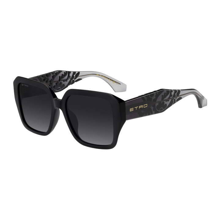 Lunettes de soleil Etro 0147/G/S Black / verres Dark Grey Shaded (807-9O)