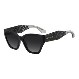 Lunettes de soleil Etro 0148/S Black / verres Dark Grey Shaded (807-9O)
