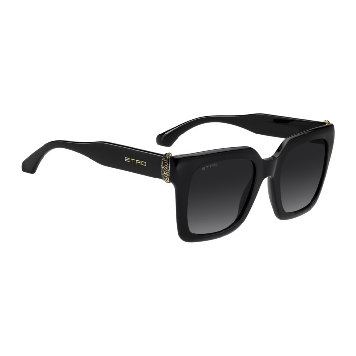 Lunettes de soleil Etro 0157/S Black / verres Dark Grey Shaded (807-9O)