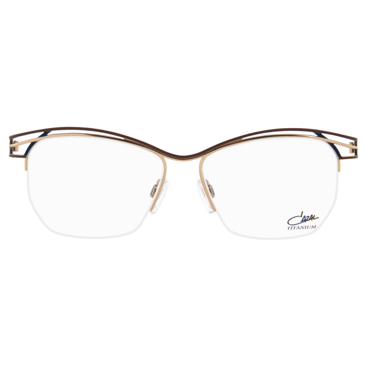 Cazal 4296 001 bleu marine-bronze - vue de face