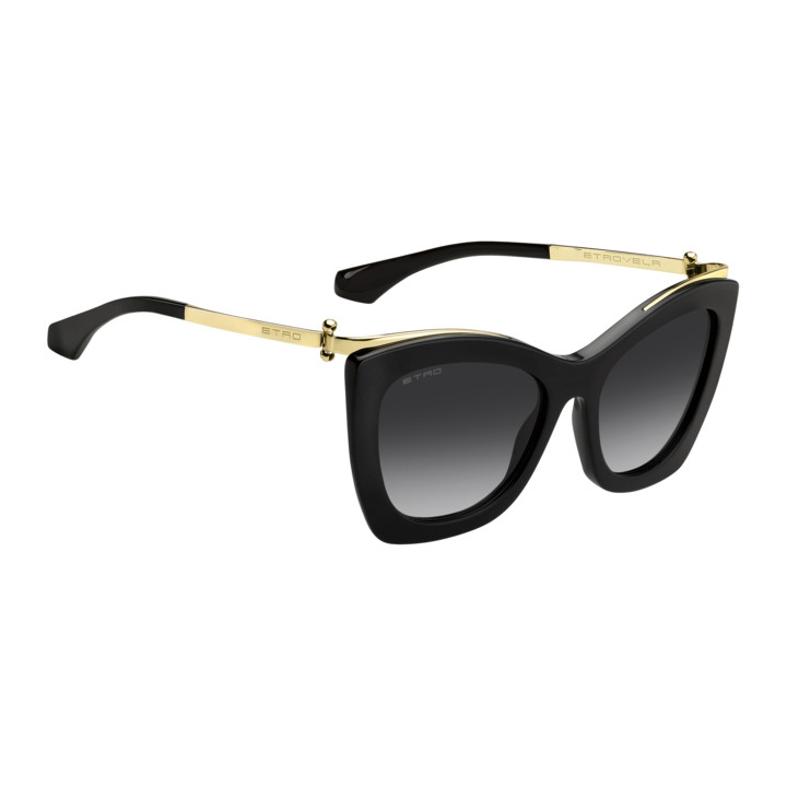 Lunettes de soleil Etro ETROVELA Black / verres Dark Grey Shaded (807-9O)