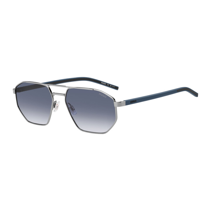 Lunettes de soleil HUGO HG 1433/S Ruthenium / verres Dk Blue Shaded (6LB-08)