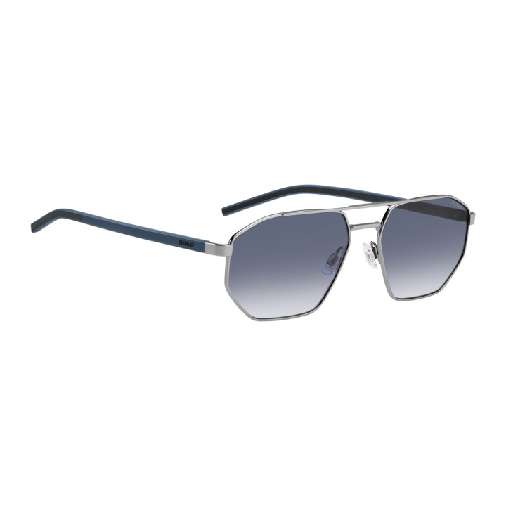 Lunettes de soleil HUGO HG 1433/S Ruthenium / verres Dk Blue Shaded (6LB-08)
