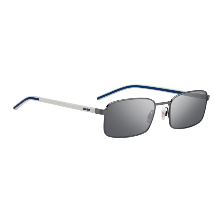 Lunettes de soleil HUGO HG 1434/S Matte Dark Ruthenium / verres Silver Mirror (R80-T4)