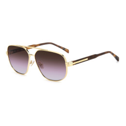 Lunettes de soleil Isabel Marant IM 0281/S Yellow Gold / verres Brown Violet Doubleshade (001-QR)