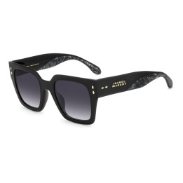 Lunettes de soleil Isabel Marant IM 0287/G/S Black Marble Grey / verres Violet Shaded (XHZ-DG)