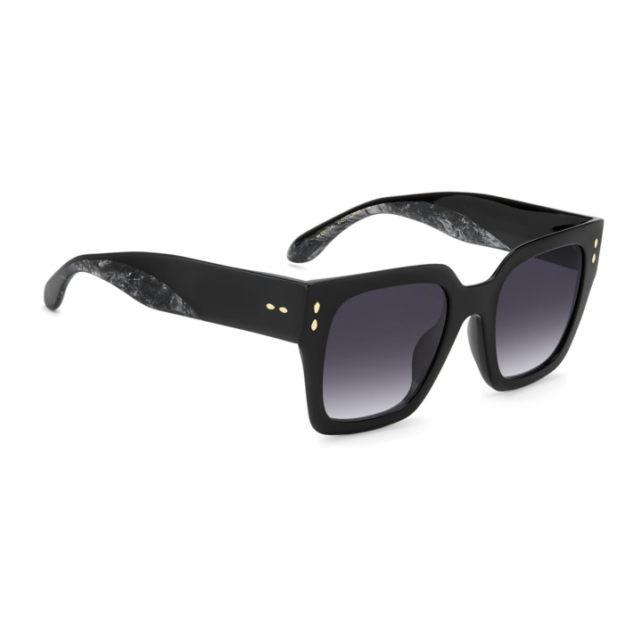 Lunettes de soleil Isabel Marant IM 0287/G/S Black Marble Grey / verres Violet Shaded (XHZ-DG)
