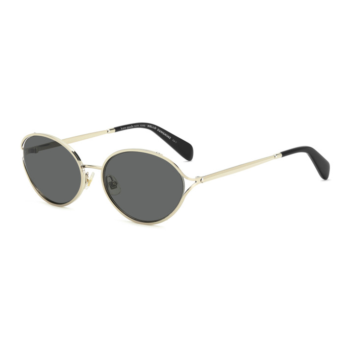Lunettes de soleil Kate Spade KS ADINA 2/G/S Gold Black 2 / verres Grey (RHL-IR)