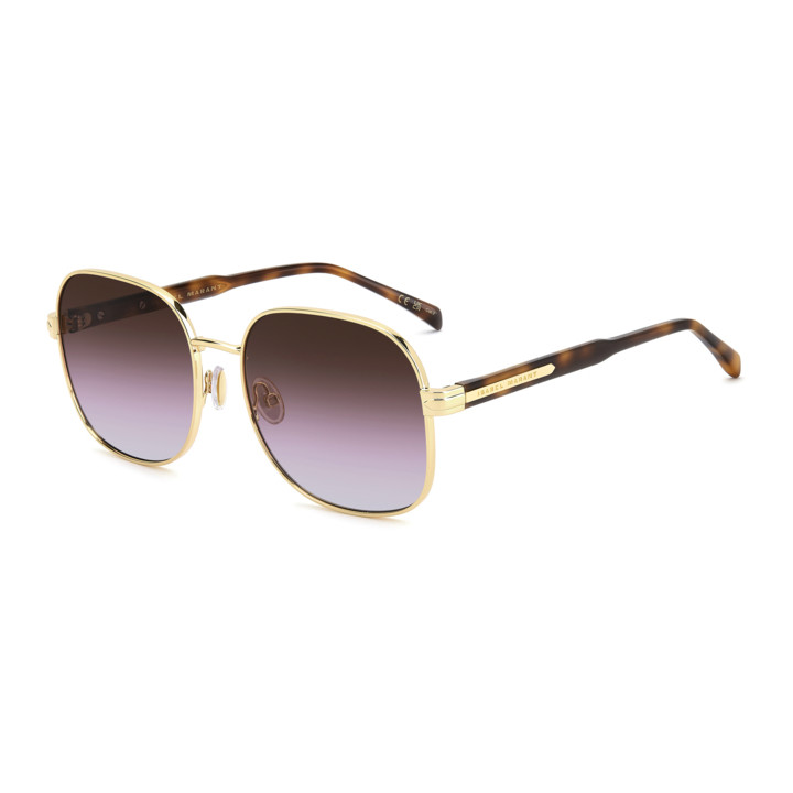 Lunettes de soleil Isabel Marant IM 0282/S Yellow Gold / verres Brown Violet Doubleshade (001-QR)