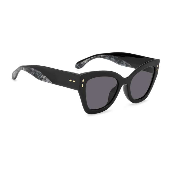 Lunettes de soleil Isabel Marant IM 0286/G/S Black Marble Grey / verres Violet (XHZ-UR)