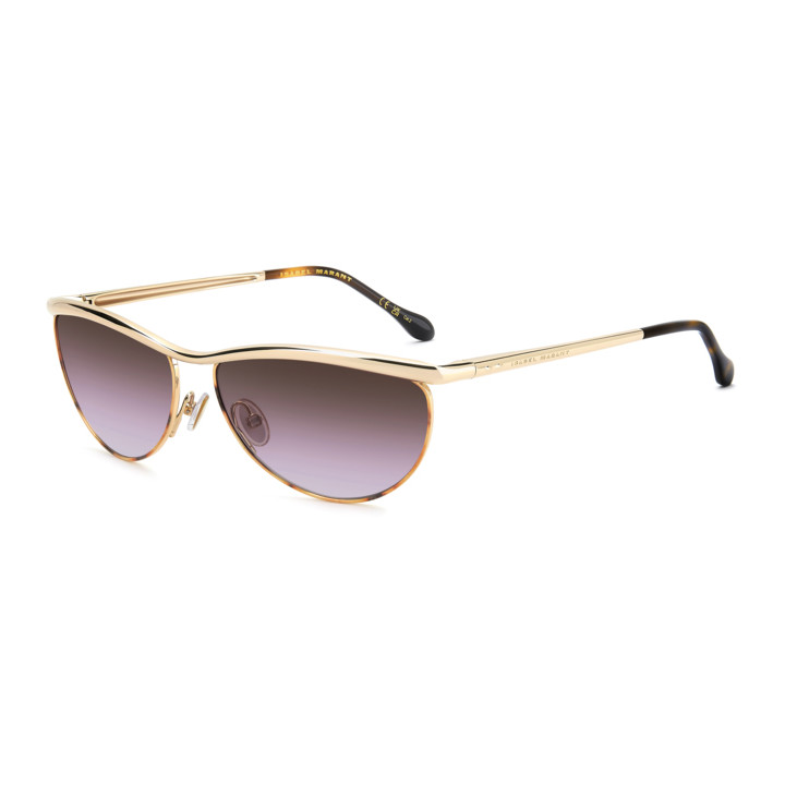 Lunettes de soleil Isabel Marant IM 0288/S Gold Havana / verres Brown Violet Doubleshade (06J-QR)