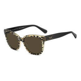 Lunettes de soleil Kate Spade KS FATIMAH 2/S Black Panter Gold / verres Brown (4GL-70)