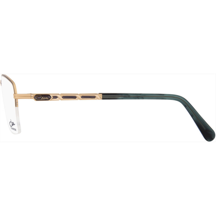 Cazal 4301 001 vert mousse-or - vue de profil