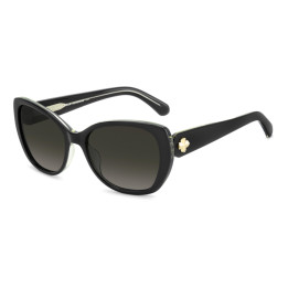 Lunettes de soleil Kate Spade KS JALISA 2/G/S Black Yellow / verres Dark Grey Shaded (71C-9O)