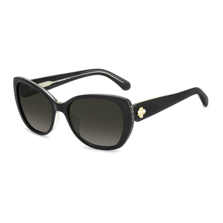 Lunettes de soleil Kate Spade KS JALISA 2/G/S Black Yellow / verres Dark Grey Shaded (71C-9O)