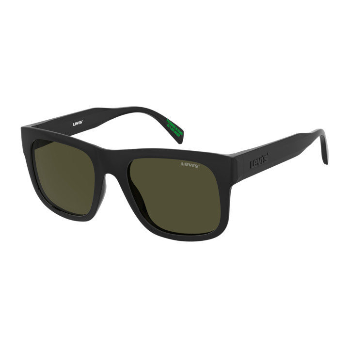 Lunettes de soleil Levi's LV 1111/S Black / verres Green (807-QT)