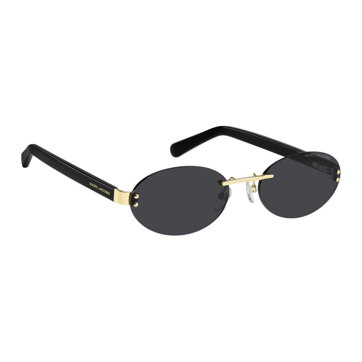 Lunettes de soleil Marc Jacobs MARC 929/S Gold Black 2 / verres Grey (RHL-IR)