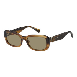 Lunettes de soleil Marc Jacobs MARC 925/S Brown Horn / verres Green (EX4-QT)
