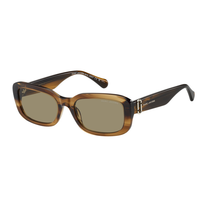 Lunettes de soleil Marc Jacobs MARC 925/S Brown Horn / verres Green (EX4-QT)