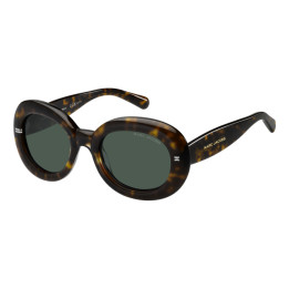 Lunettes de soleil Marc Jacobs MARC 937/G/S Crystal Havana / verres Green (AIO-QT)