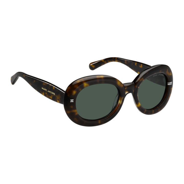 Lunettes de soleil Marc Jacobs MARC 937/G/S Crystal Havana / verres Green (AIO-QT)