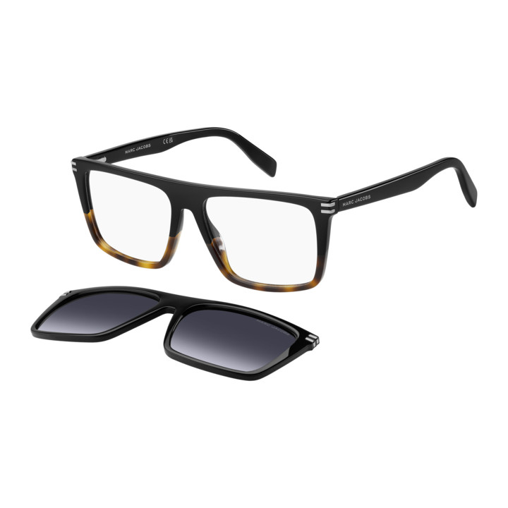 Lunettes de vue avec clip solaire Marc Jacobs MARC 952/C Black Havana (WR7)