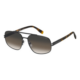 Lunettes de soleil Marc Jacobs MARC 948/S Matte Black Havana / verres Grey Brown Doubleshade (0AM-PR)