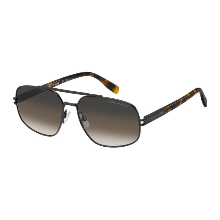 Lunettes de soleil Marc Jacobs MARC 948/S Matte Black Havana / verres Grey Brown Doubleshade (0AM-PR)