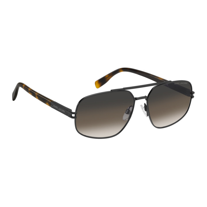 Lunettes de soleil Marc Jacobs MARC 948/S Matte Black Havana / verres Grey Brown Doubleshade (0AM-PR)