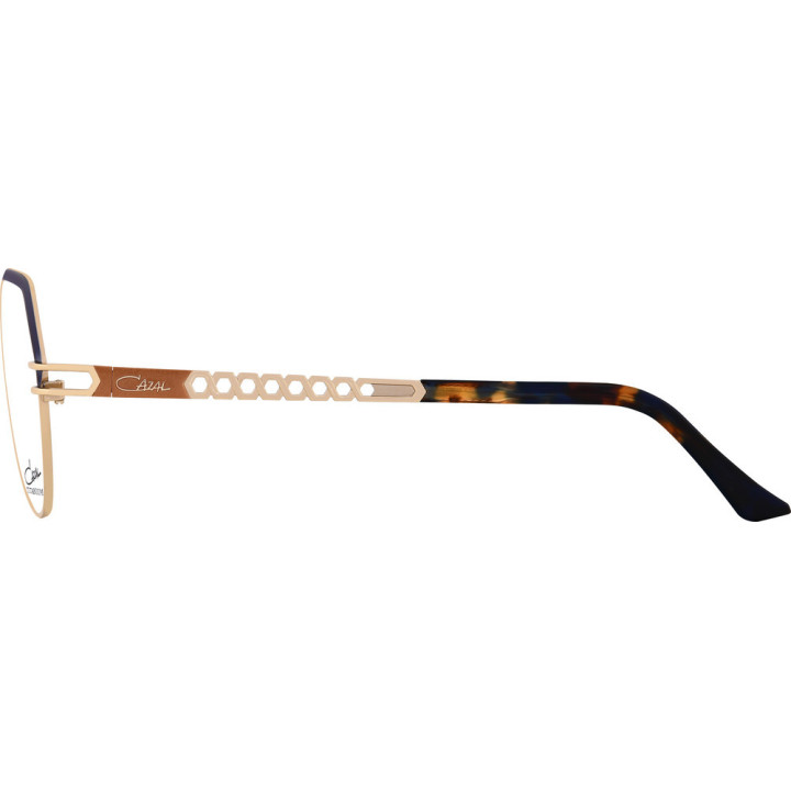 Cazal 4308 001 bleu marine-or - vue de profil
