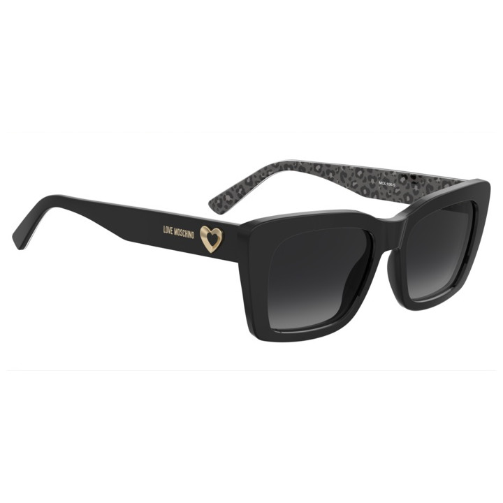 Lunettes de soleil Moschino Love MOL106/S Black / verres Dark Grey Shaded (807-9O)