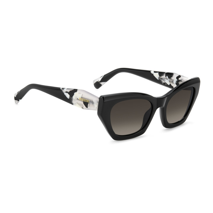 Lunettes de soleil Missoni MIS 0300/S Black / verres Brown Shaded (807-HA)