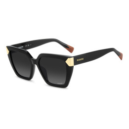Lunettes de soleil Missoni MIS 0306/G/S Black / verres Dark Grey Shaded (807-9O)