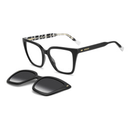 Lunettes de vue avec clip solaire Missoni MIS 0309/C Black / verres Grey Shaded Polarized (807-WJ)