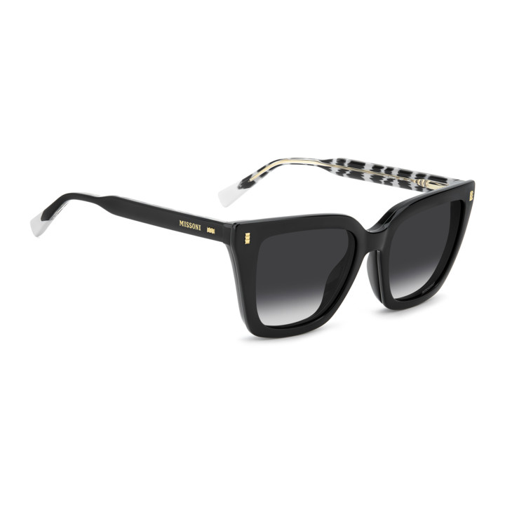 Lunettes de vue avec clip solaire Missoni MIS 0309/C Black / verres Grey Shaded Polarized (807-WJ)