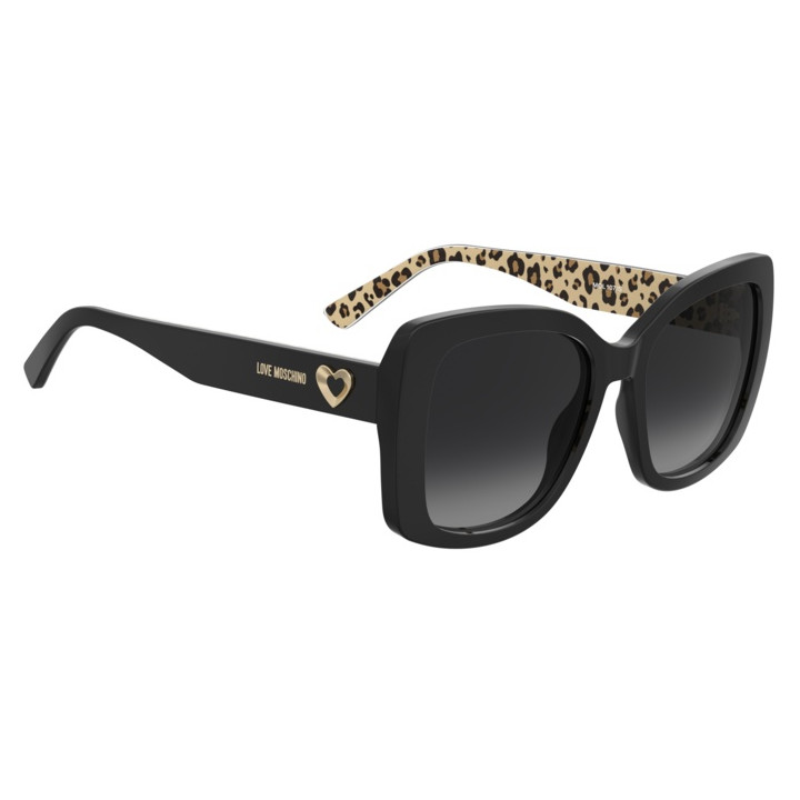 Lunettes de soleil Moschino Love MOL107/S Black / verres Dark Grey Shaded (807-9O)