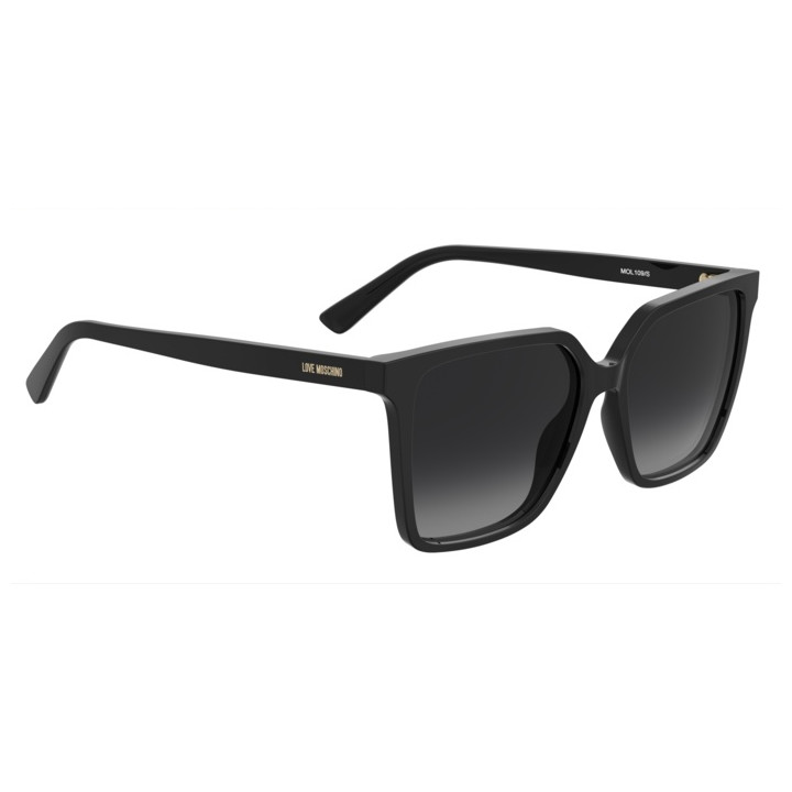 Lunettes de soleil Moschino Love MOL109/S Black / verres Dark Grey Shaded (807-9O)