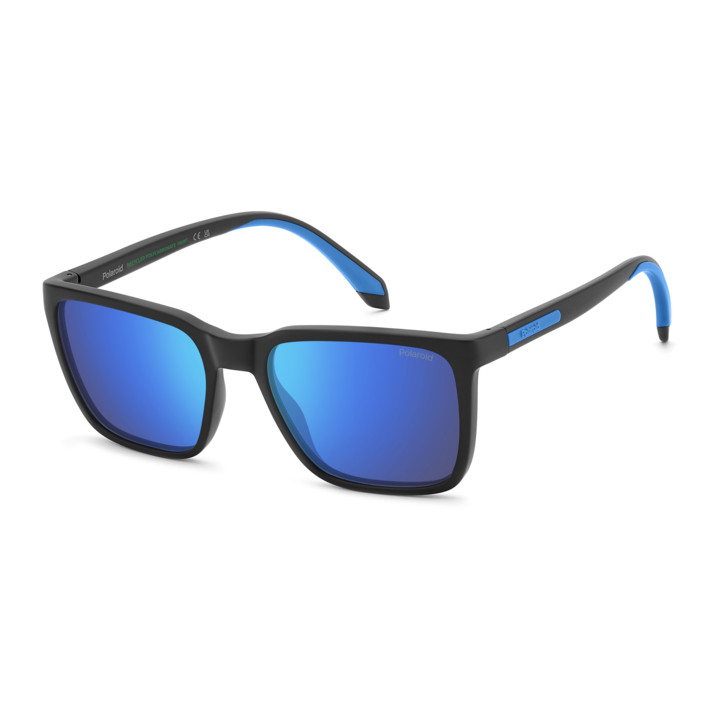Lunettes de soleil Polaroid PLD 2175/S/X Matte Black / verres Blue Mirror Polarized (003-5X)