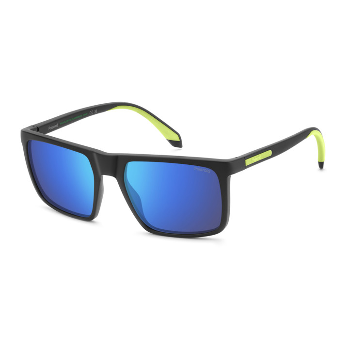 Lunettes de soleil Polaroid PLD 2176/S/X Matte Black / verres Blue Mirror Polarized (003-5X)