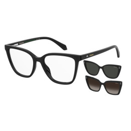 Lunettes de vue avec clip solaire Polaroid PLD D640/C2 Black (807)