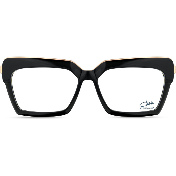 Cazal 5002 001 noir-or - vue de face