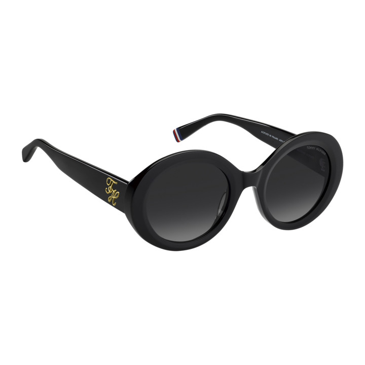 Lunettes de soleil Tommy Hilfiger TH 2403/S Black / verres Dark Grey Shaded (807-9O)